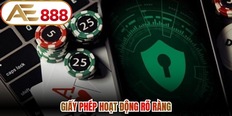 Giấy phép hoạt động rõ ràng