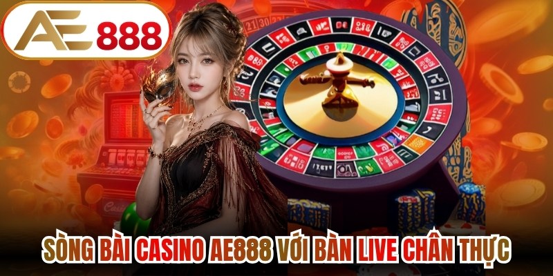 Khám phá sòng bài casino AE888 với các bàn live chân thực