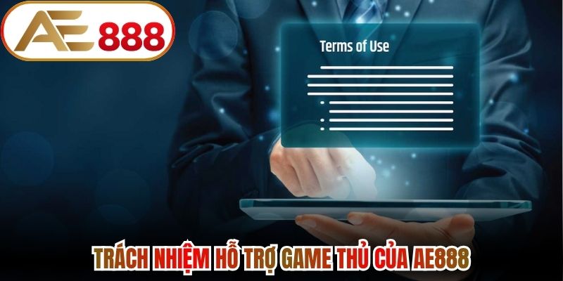 Trách nhiệm hỗ trợ game thủ của AE888