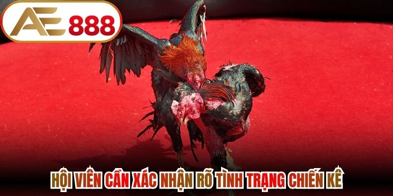 Hội viên cần xác nhận rõ tình trạng chiến kê