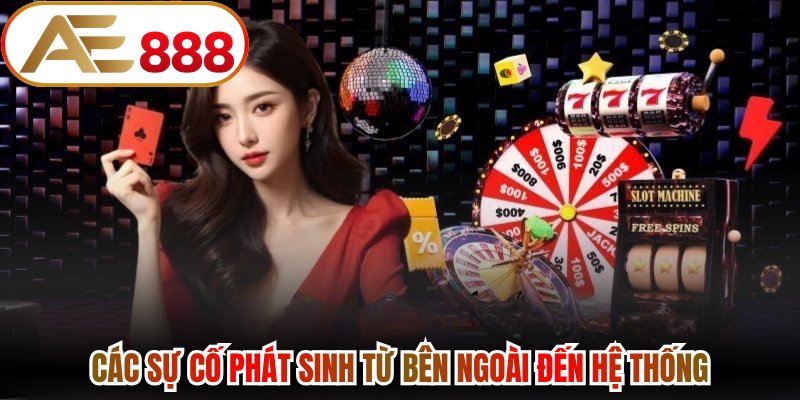 Các sự cố phát sinh từ bên ngoài đến hệ thống