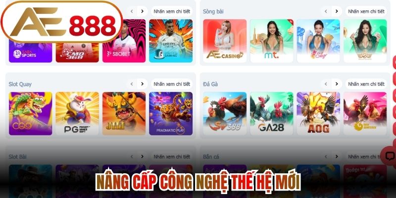 Nâng cấp công nghệ thế hệ mới